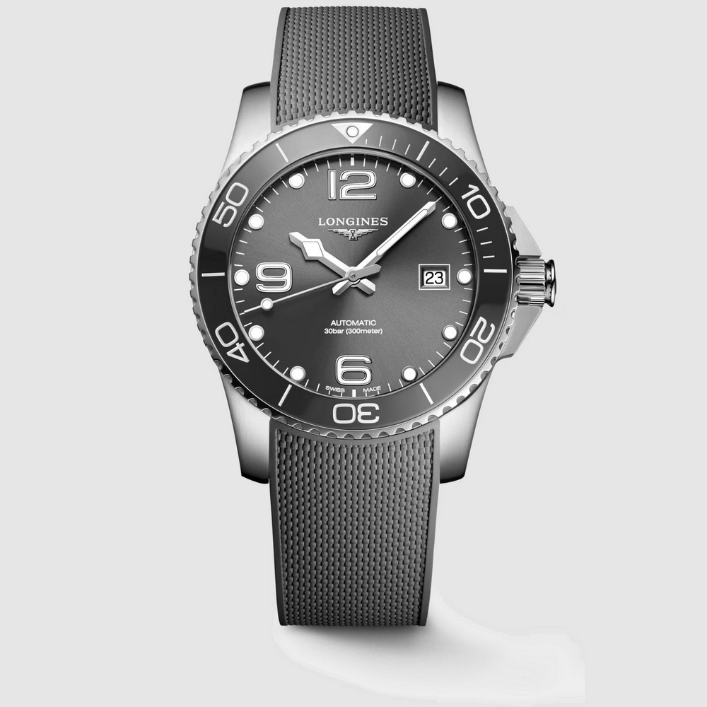 Đồng Hồ Longines Hydroconquest Nam 41mm Xám Đậm